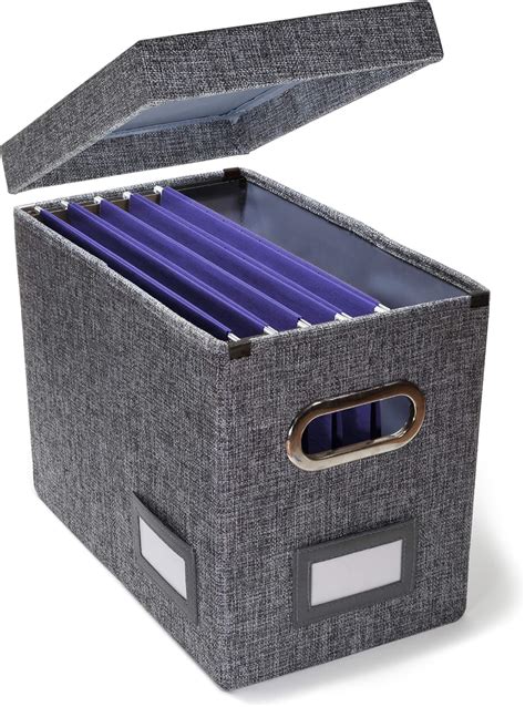 grey metal file box|Amazon.com: Grey File Box.